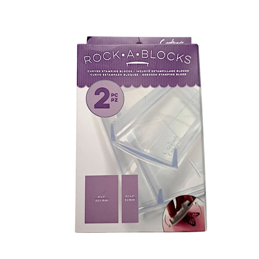 👣4/$20. Rock-A-Blocks Curved Stamping Blocks. NWT